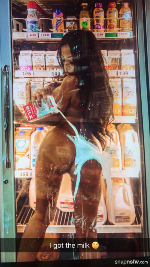 cj miles Snapchat Image: i got the milk