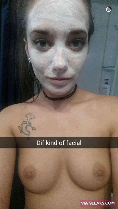 cake electra Snapchat Image: A different kind of facial