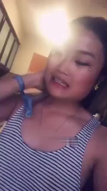 lola tessa Snapchat Video: Nipple clamps and spanking with paddle 