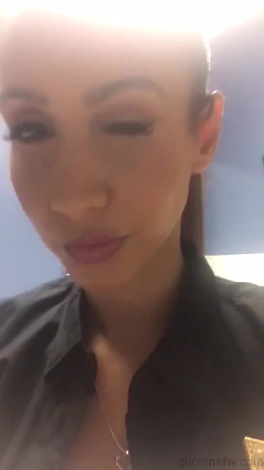 isis love Snapchat Video: Playing with my pussy in public restroom