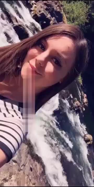 lara lilac Snapchat Video: Flashing her hot tits in public