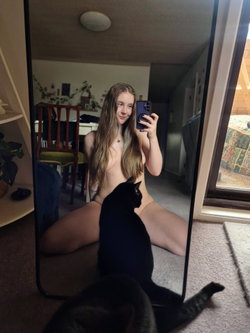 agnes44s's telegram photo - Topless, Brunette, Selfie, Tattoo