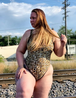 Alexanna38's telegram photo - BBW, Curvy, Blonde, Selfie, Tattoo
