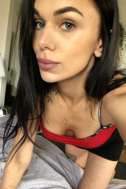 angelax7792's telegram photo - Topless, Brunette, Selfie, Tattoo