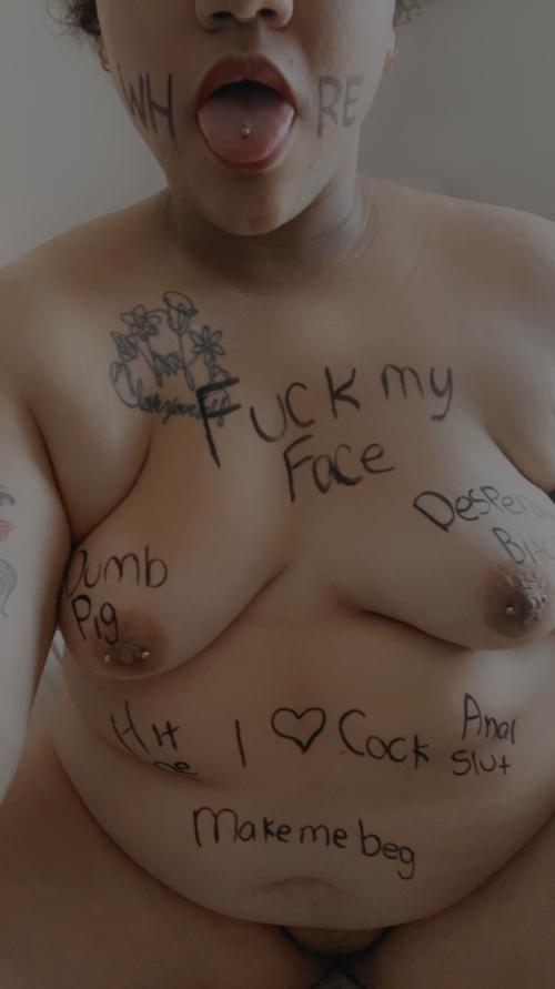 bbwbby221's kik photo - slut, nude, nsfw