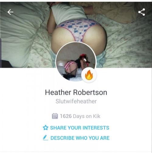 heatherrobertson's kik photo - slut, porn, sex
