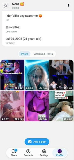 nora862's telegram photo - porn, Nudes, Blonde