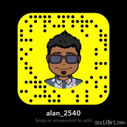 Cartoon avatar of a man with dark hair, sunglasses, and a floral shirt on a yellow Snapchat Snapcode background.