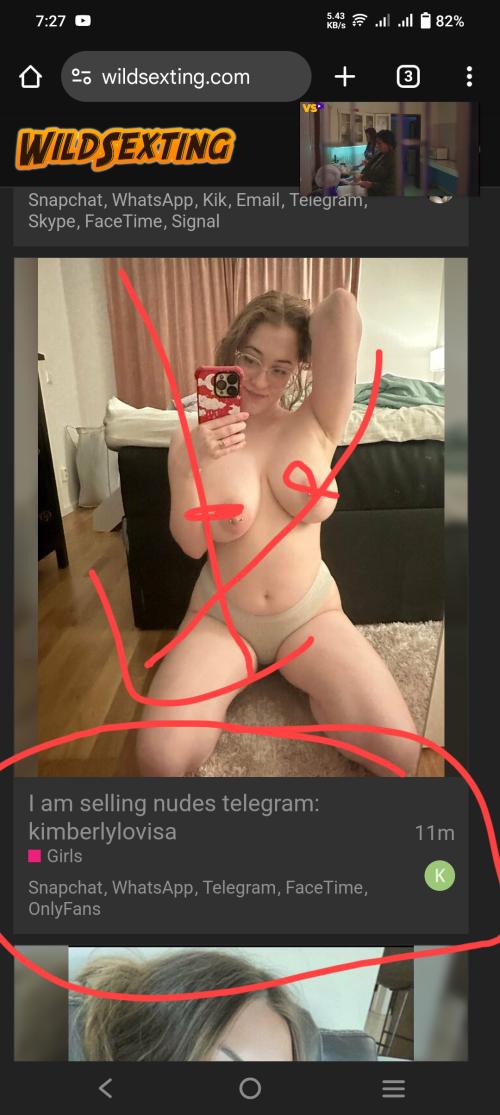 Do you want sexting camsex fun hot video text me on telegram 🟢 @kimberlylovisa