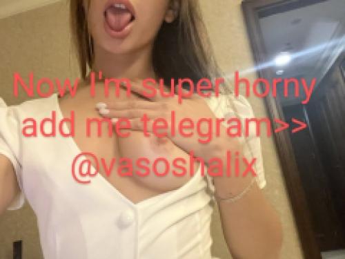 I am alone feel horny for enjoy add me Telegram:@Jerikax