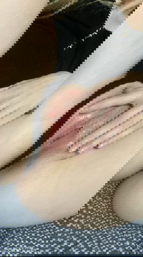 My pussy is blushing for you