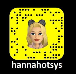 A blonde animated avatar with cat ears and a pink top, centered in a yellow Snapchat Snapcode.