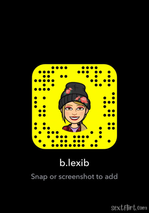 Make sure cum snap username b.lexib