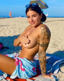 joeyhot's snapchat photo - milf, horny, sexy, Topless, Brunette, Selfie, Tattoo