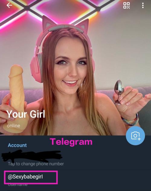 I have pussy videos/ cum videos/ Ass fucking videos / dildo videos / boobs videos. If you want then text me telegram: @SexybabegirI