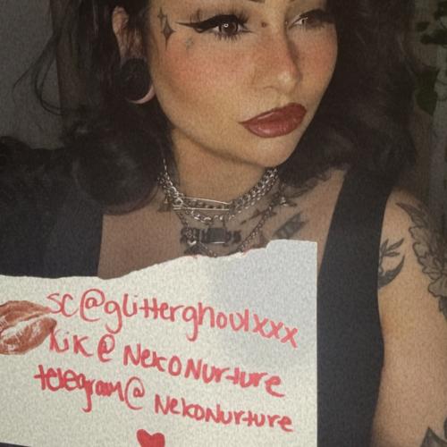 Real slut offering $exting and content! I verify!! Sc@glitterghoulxxx