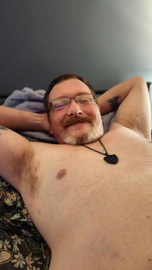 Laying in bed