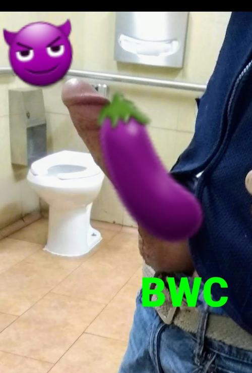 Big dick selfie in work bathroom